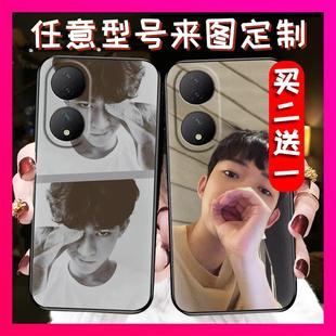 适用VIVO diy Y100手机壳TPU硅胶防滑全家照动漫高级书法来图热款