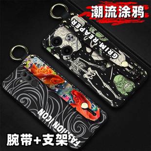 Li7手机壳动漫趣味个性 奢华软壳指环硅胶 Pova6 适用Tecno