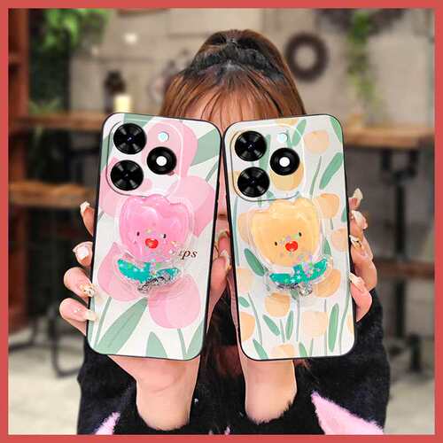 适用infinix Smart10 HD/X6525D手机壳质感透明奢华青春液态情侣
