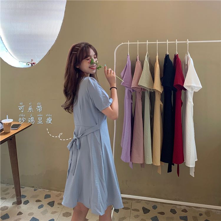 A new French niche style dress in summer