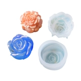 Трехмерная силиконовая форма ручной работы, аксессуар, 3D цветок
