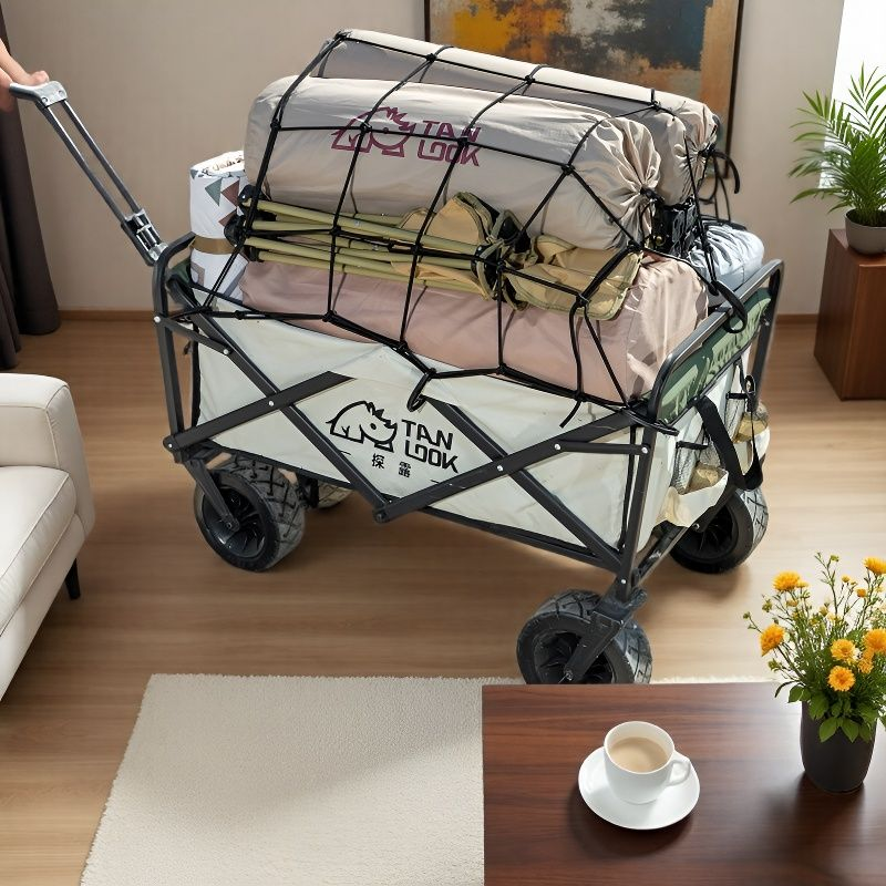 户外露营车弹力网兜露营车