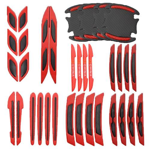 汽车轮眉防撞条反光警示胶带保险杠车门防刮条夜光后视镜防撞条贴