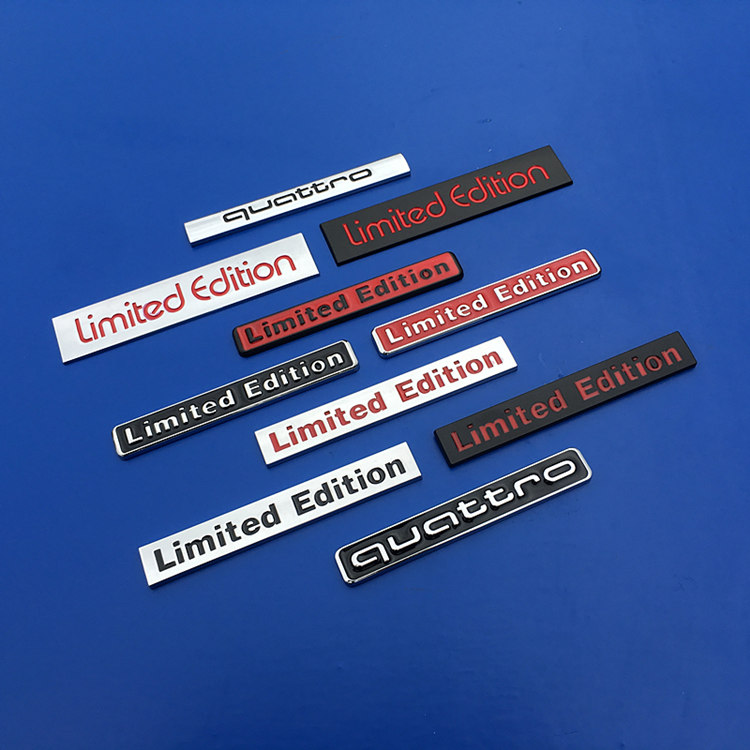 汽车限量版四驱3D立体金属车贴