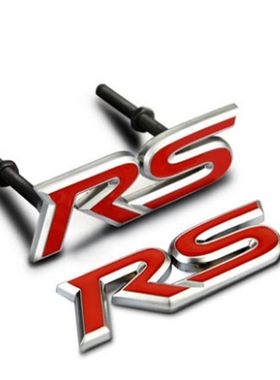 起亚K2 K3 K4 K5 KX3 KX5专用改装中网前脸后尾RS金属车标志车贴