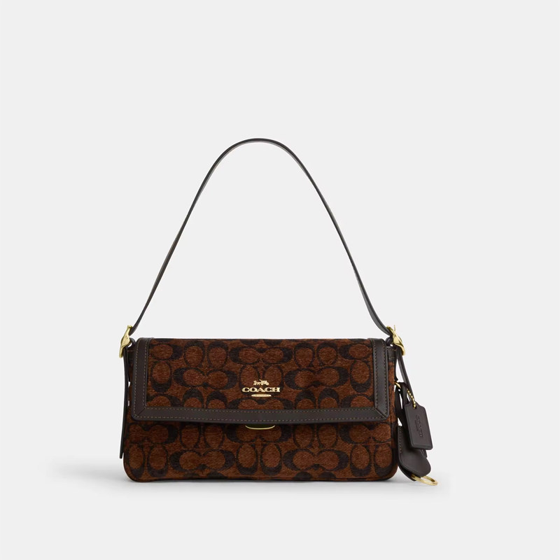 COACH/蔻驰【百亿】 ETTA 经典标志 女士时尚潮流单肩手提包