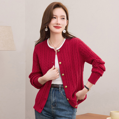 针织开衫毛衣外套女可内搭单穿