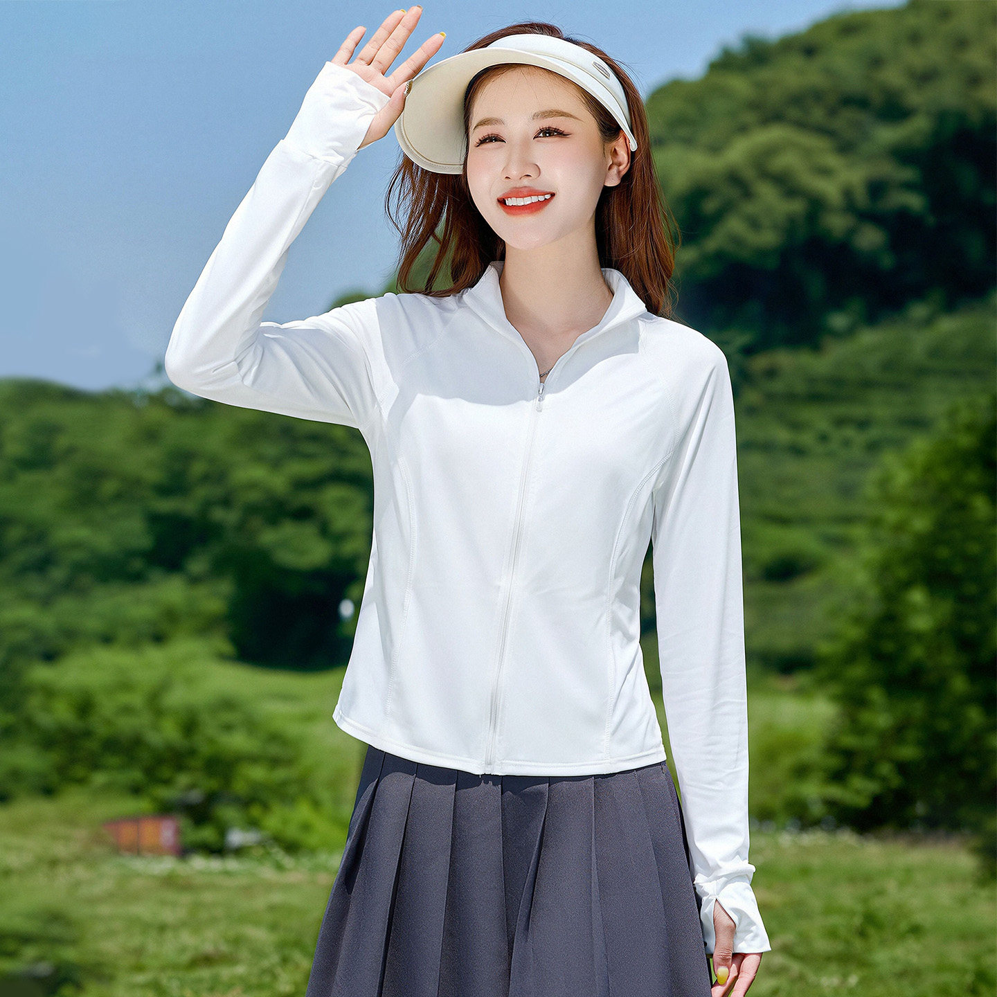冰丝防晒衣女夏凉感户外防紫外线图片