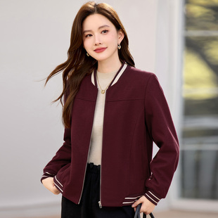 秋冬季棒球服加厚外套女2025新款爆款洋气女装小个子休闲短款上衣