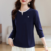 t恤女秋冬内搭加绒打底衫 2026新款 女装 长袖 爆款 洋气显瘦外穿上衣