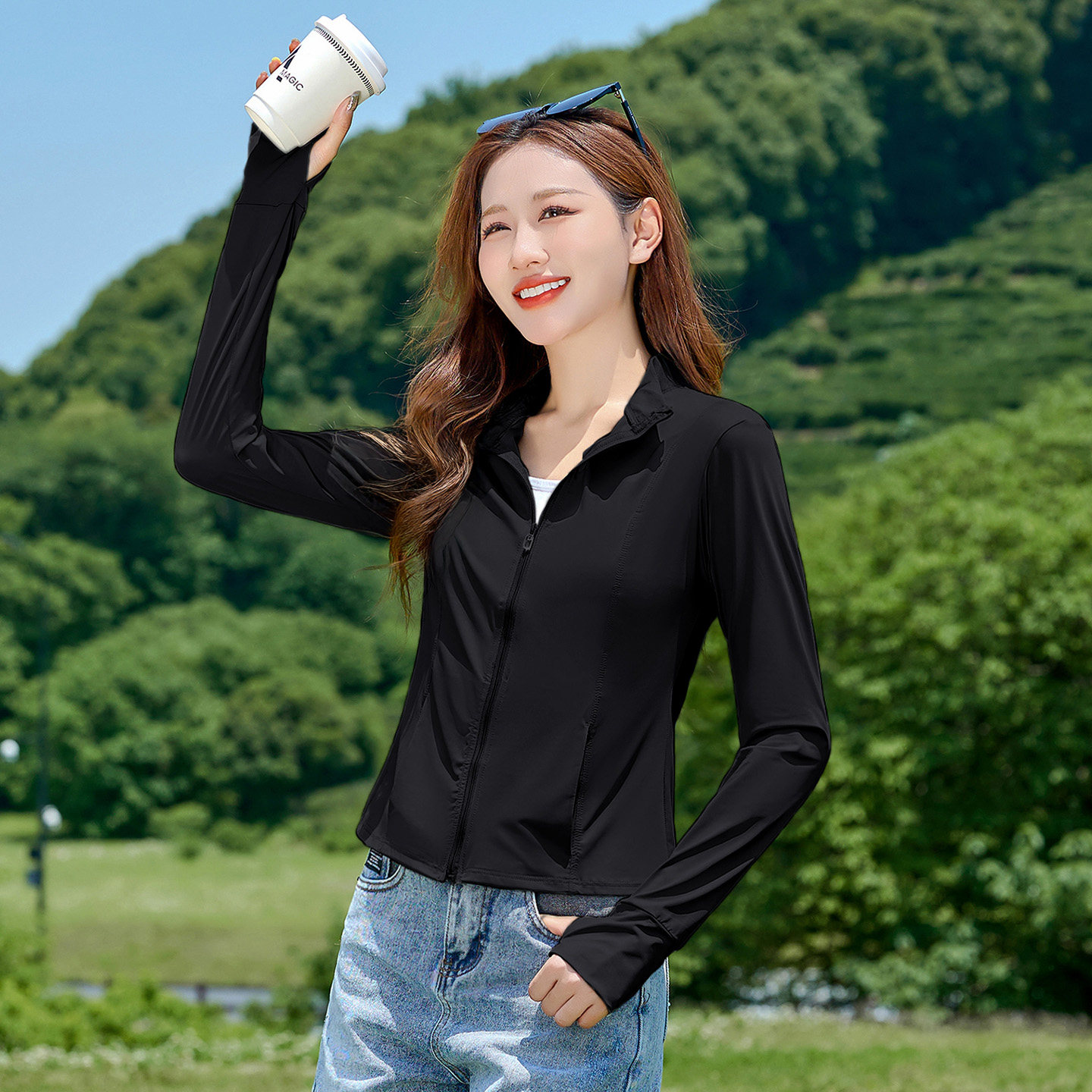 冰丝防晒衣女防紫外线修身薄外套