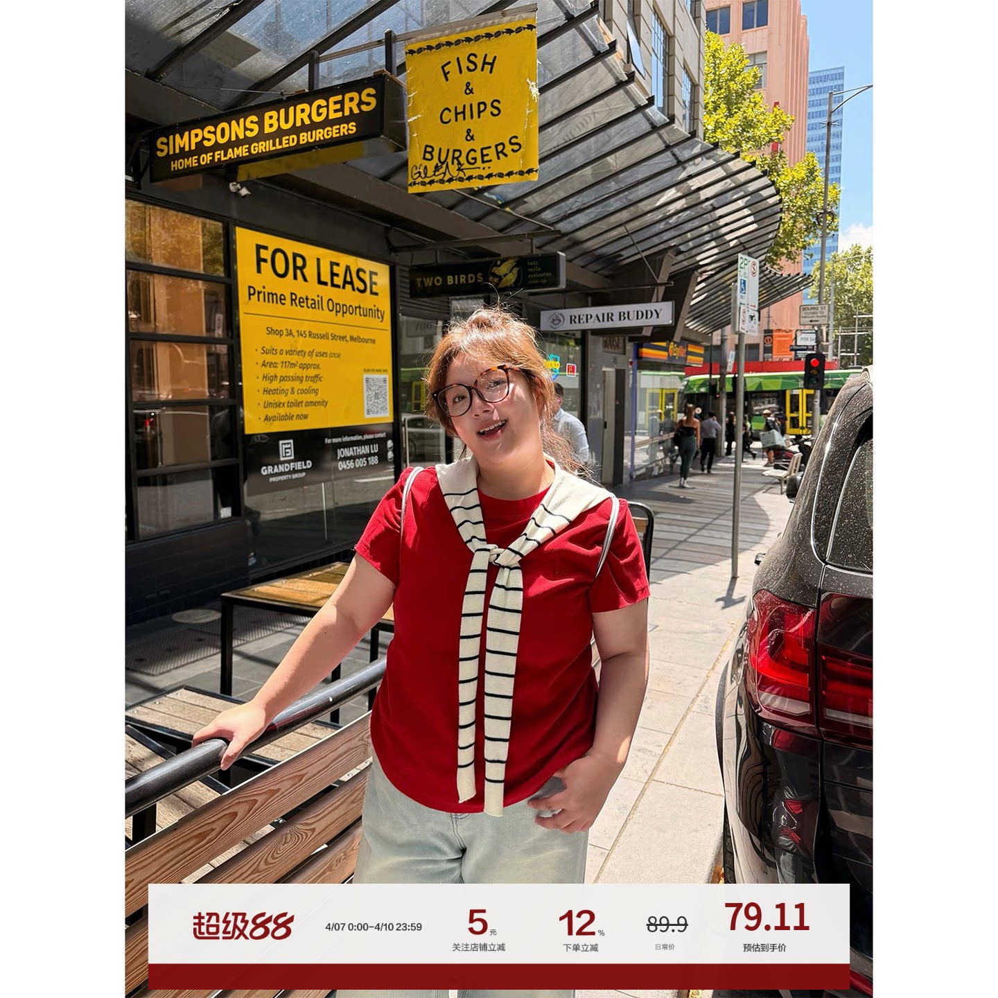 老章和小胖PONGKIKI直角肩神T恤女大码夏季亲肤透气冰感短袖上衣