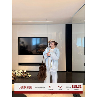 老章和小胖PONGKIKI轻氧休闲套装连帽上衣卫衣休闲2025新款春秋女