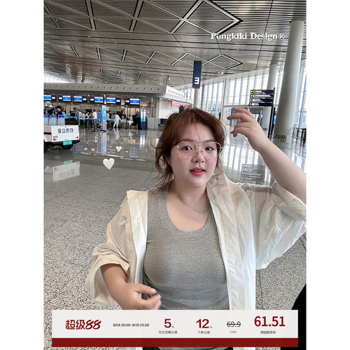 抽褶显瘦小背心吊带辣妹