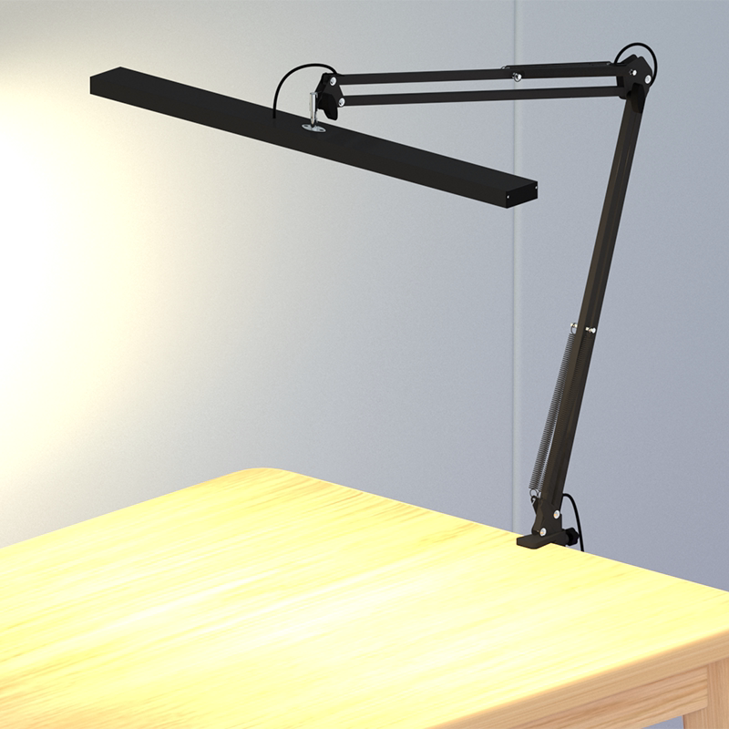 模型制作台灯维修绘画设计学习工作办公LED护眼桌面夹子长臂无影