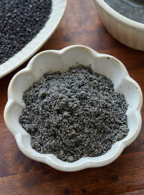 晚桔 纯黑芝麻粉现磨无添加糖手工黑芝麻糊 养生代餐即食早餐粉