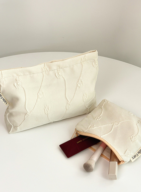 ins化妆包女便携旅行护肤品化妆刷大容量内胆包洗漱小杂物收纳包