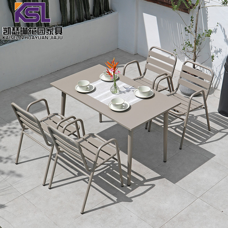 户外桌椅别墅庭院露天防水防晒