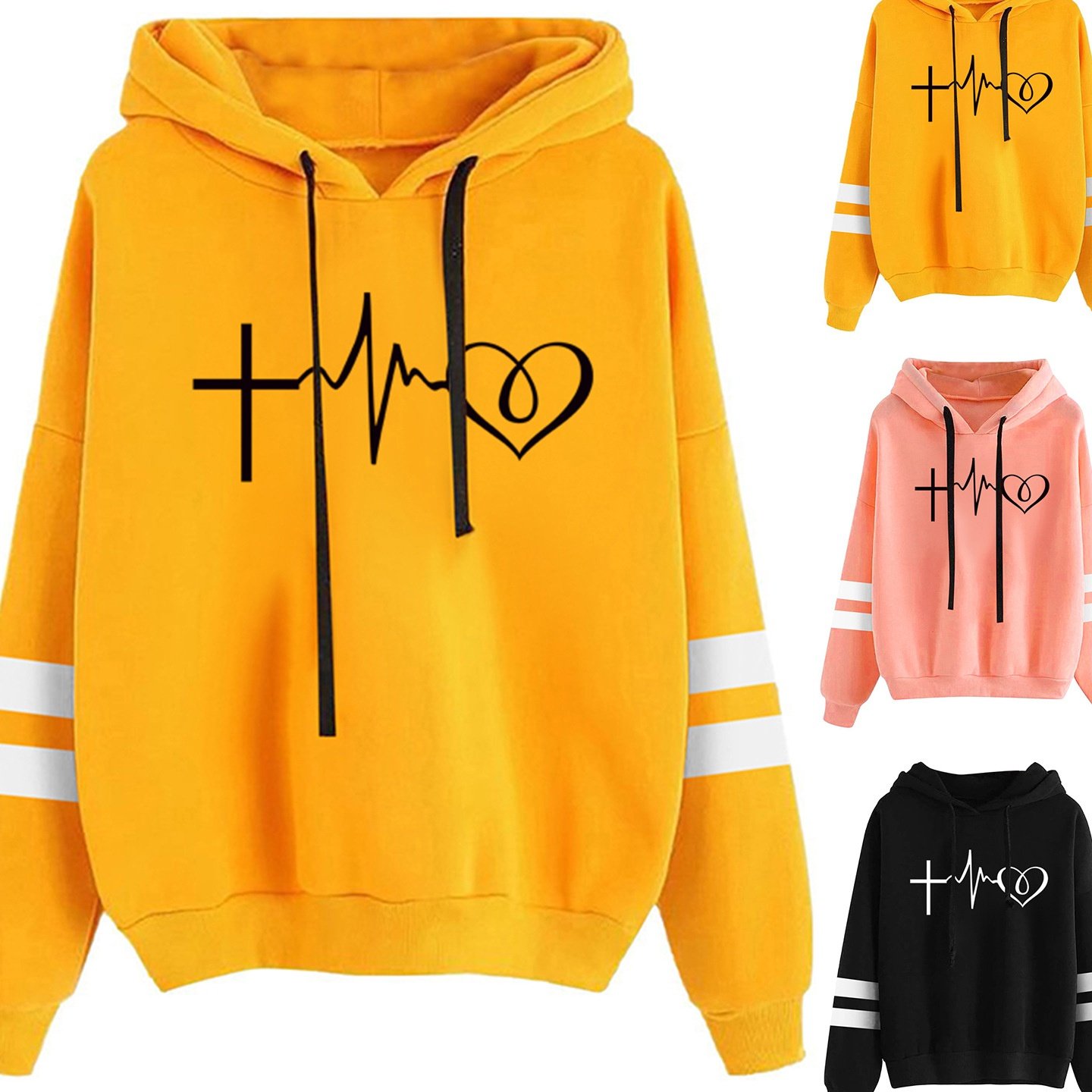 现货！亚马逊 wish ebay欧美秋冬女装图案印花街