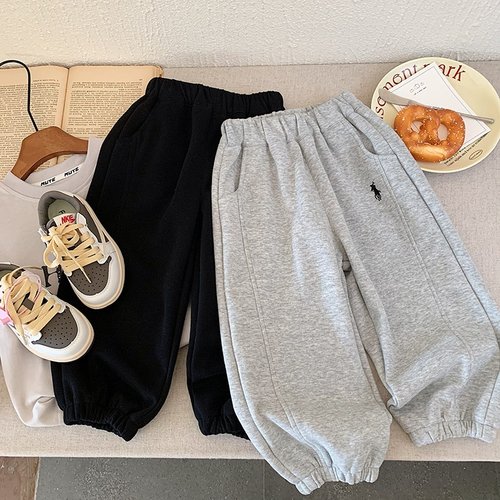 男童运动裤2025春秋季女童长裤洋气童装儿童休闲韩版卫裤宝宝百搭