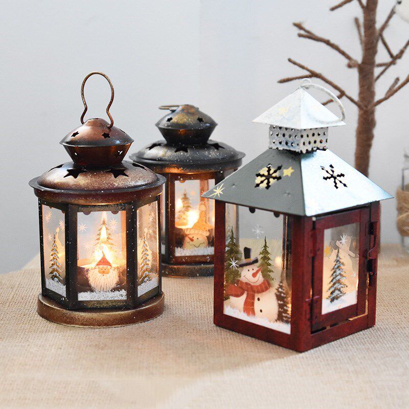 vintage christmas candle holder candlelight decoration gift