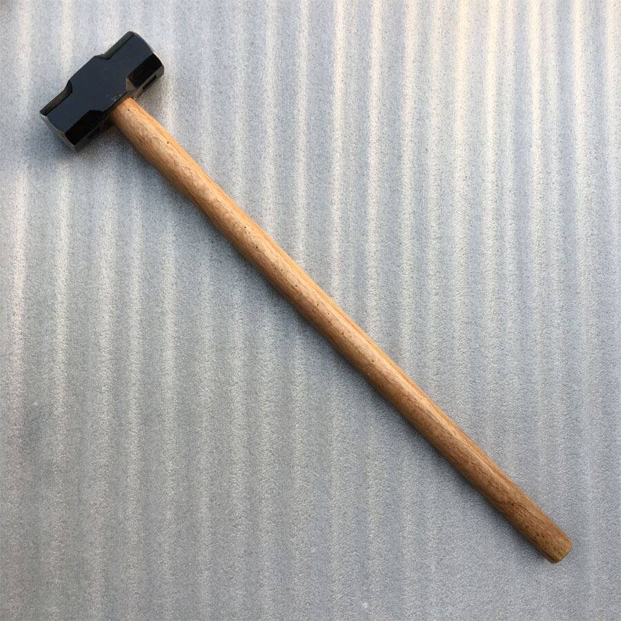 双斧 10磅 标准重量 全钢木锻打 八角锤 锤子 铁榔头 柄