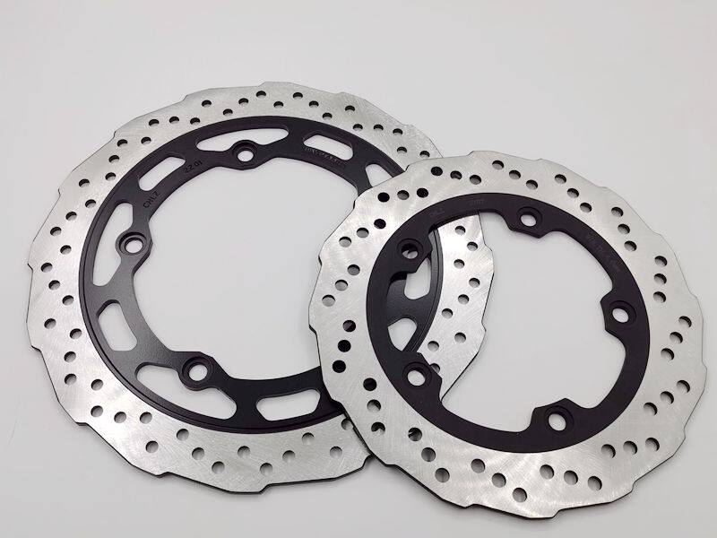 适用DR300前后碟刹盘HJ300-2/3 XCR300制动盘刹车盘摩擦盘TR300