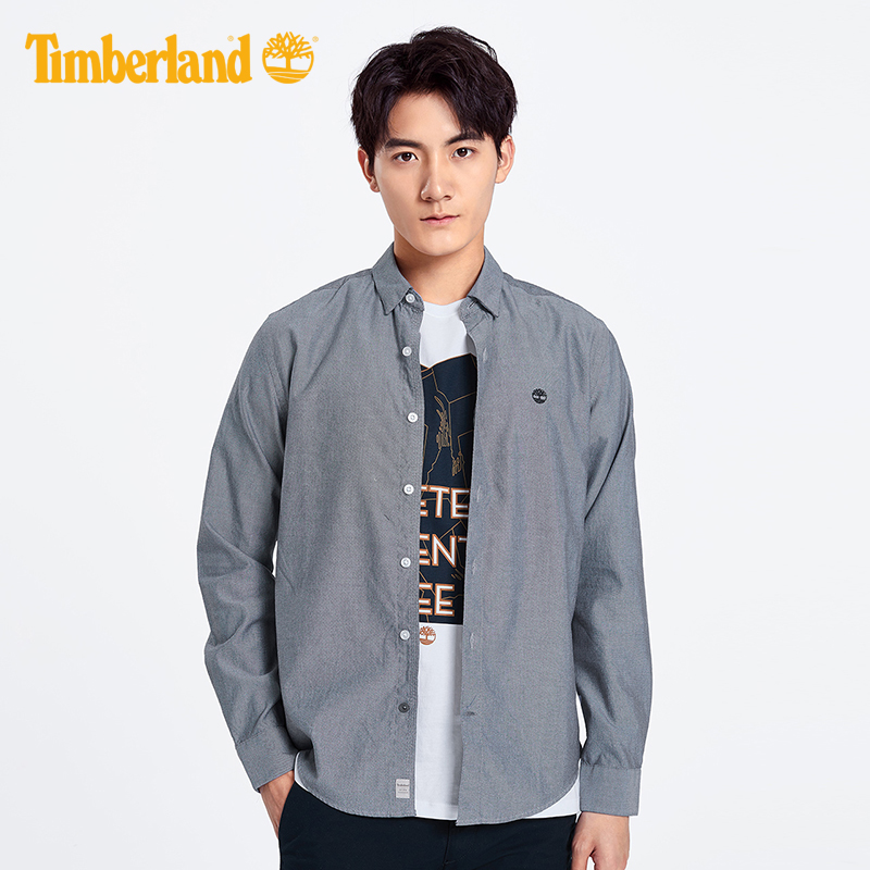 【经典款】Timberland添柏岚男装户外休闲修身长袖衬衫|8322J