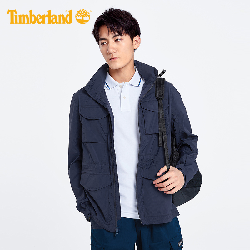 Timberland添柏岚男装19春装新款户外休闲连帽夹克|A1OL6