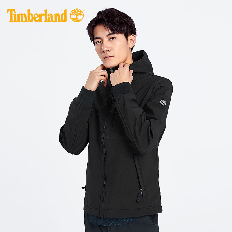 Timberland添柏岚男装19春装新款户外连帽休闲外套|A1OM3