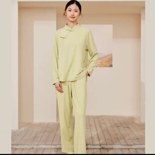 弗劳思女士春秋德绒磨毛时尚家居服套装34X271