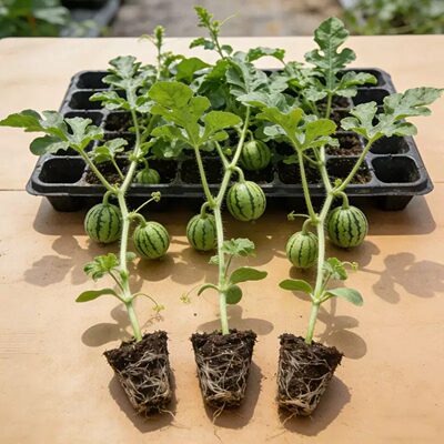 西瓜苗8424麒麟嫁接苗懒汉无籽西瓜秧四季南方阳台种植盆栽蔬菜苗