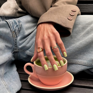 ElsaNail鸭嘴甲型手工穿戴甲高级感欧美风美甲贴片可拆卸假指甲片