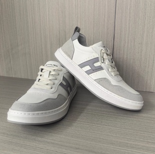 透气防滑百搭轻便牛皮板鞋 皮面休闲鞋 海珈