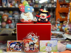 KIKI彩虹气球魔术师潮玩公仔手办创意节日生日礼物桌面车载摆件