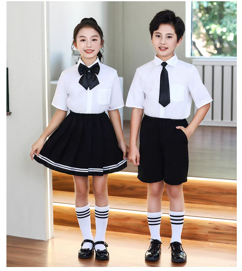 六一儿童大合唱演出服男女童校服学院风套装幼小学生运动会表演服