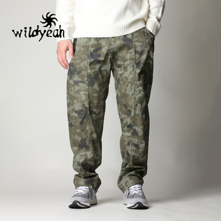 男款 宽松伞兵裤 2318可调腰带户外登山攀岩休闲长裤 野也wildyeah