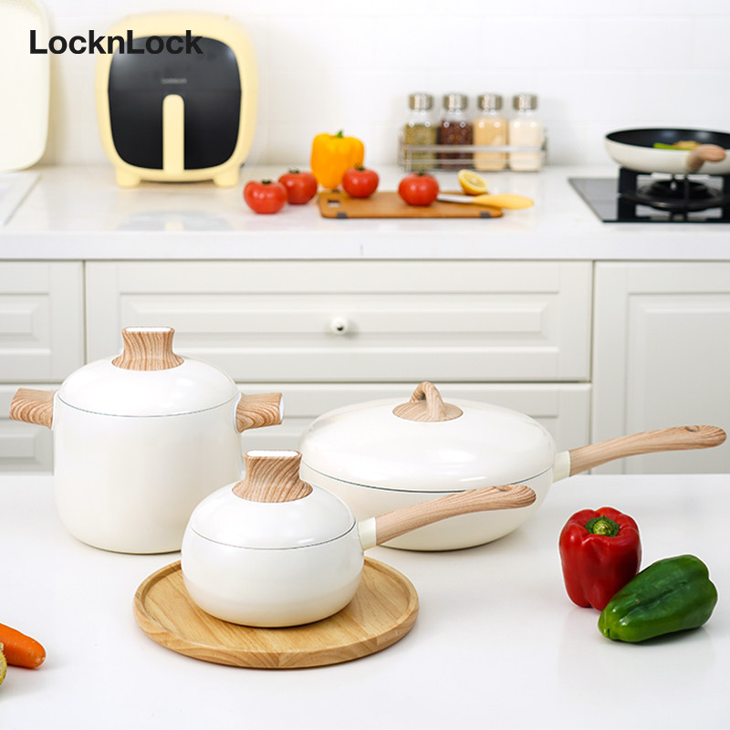 乐扣乐扣煎锅不粘锅家用平底锅牛排专用煎锅电磁炉燃气通用炒菜锅,厨房/烹饪用具,煎锅/平底锅,淘宝优惠券,粉丝福利购,淘宝优惠卷