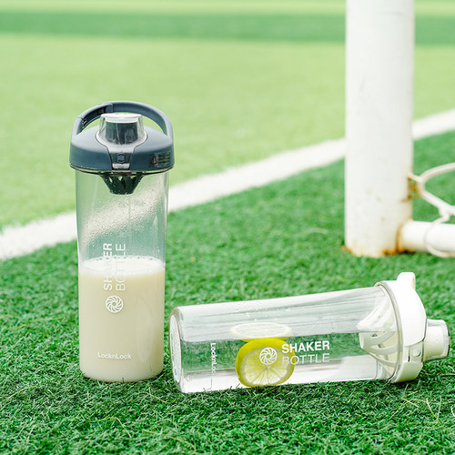 乐扣运动水杯女生健身便携摇摇杯