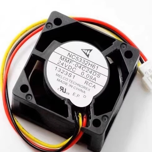 三菱五金全新驱动器风扇NC5332H61 MMF-04C24DS-RCA 24V 0.09A
