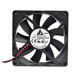 台达 AFB0824HHB 0.15A  24V 8015 两线 大风量静音直流散热风扇