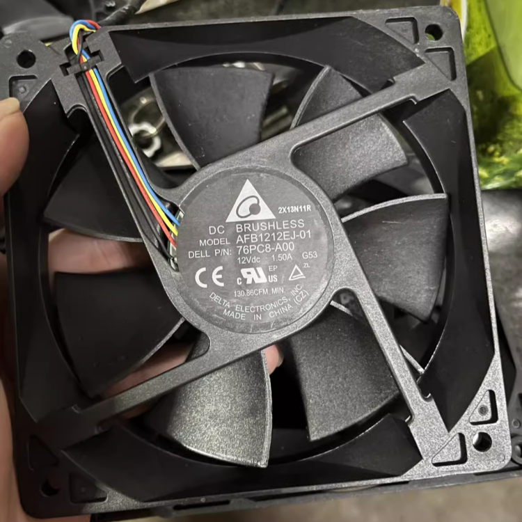 台达AFB1212EJ-01 76PC8-A00 12V 1.5a机箱 电源 大风量12025四线