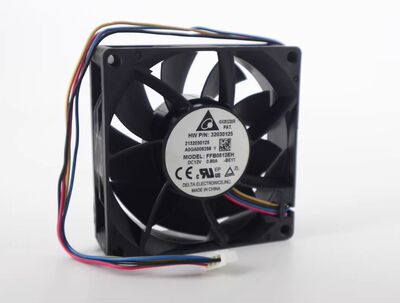 台达FFB0812EH 12V 0.80A 8025 8CM 4线PWM大风量散热风扇