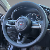 马自达昂克赛拉次世代 cx4cx3050阿特兹手缝把套专用全包方向盘套