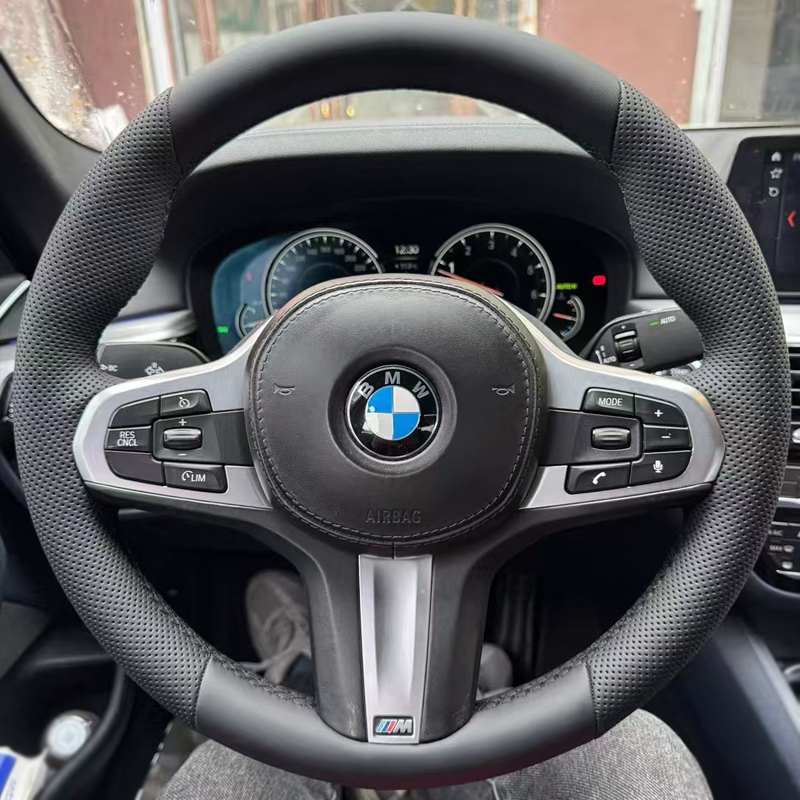 宝马3系320li325li5系525li530liM运动版7系专用手缝方向盘把套