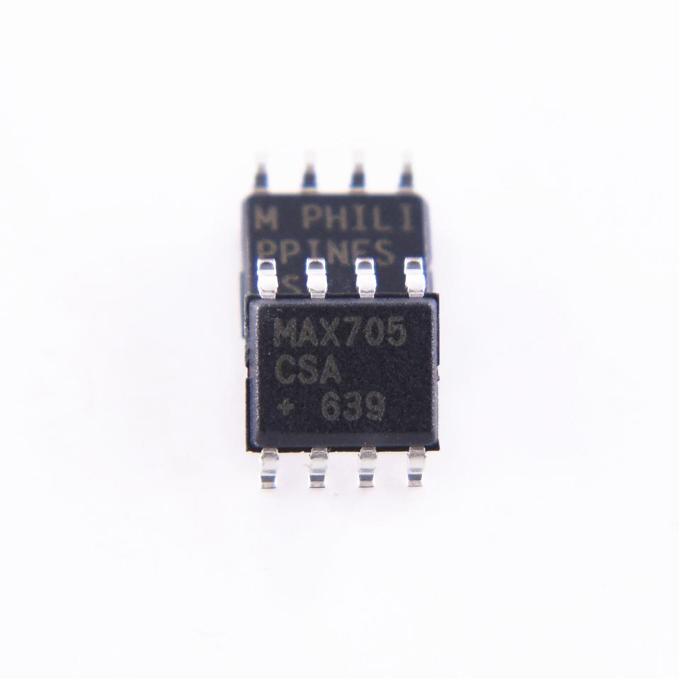 原装正品 贴片 MAX705CSA+T SOP-8 微处理器 MCU监控芯片