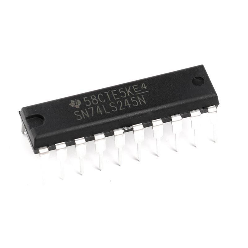 原装正品 直插 SN74LS245N 八同相三态总线收发器逻辑芯片 DIP-20