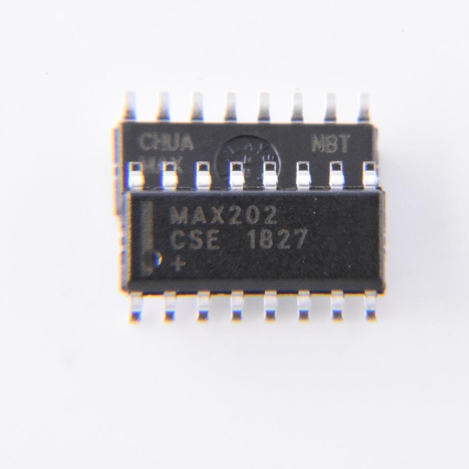 原装MAX202CSE+T SOIC-16 +5V RS-232收发器芯片 0.1µF外部电容