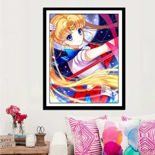 满钻美少女战士钻石画