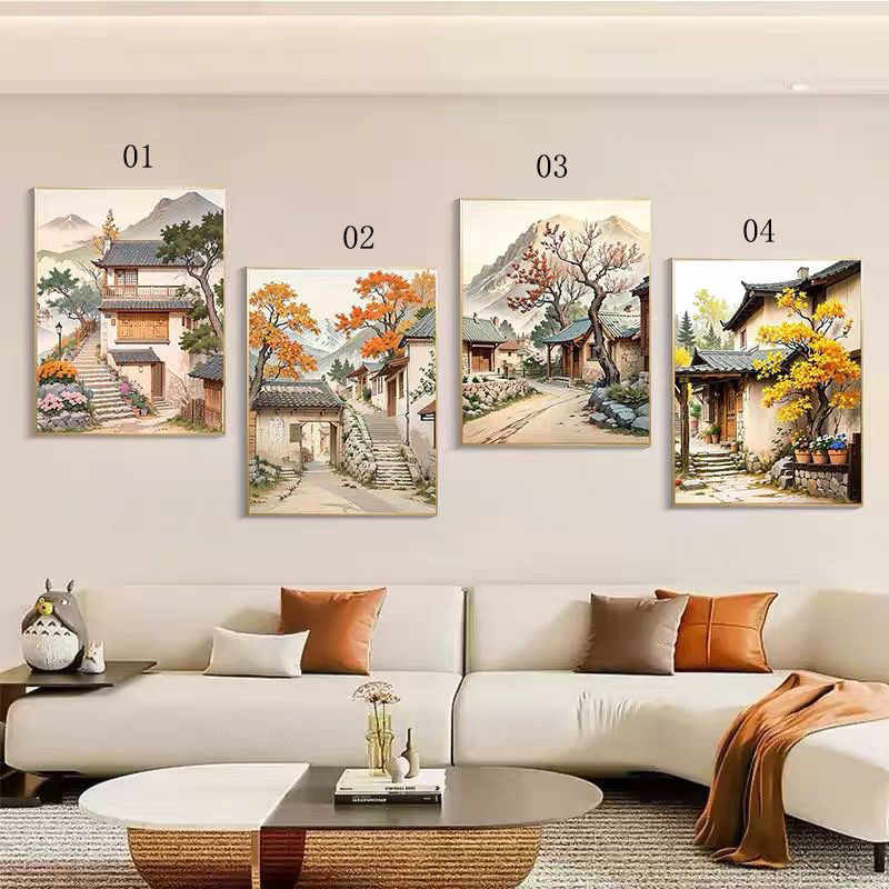 四季风景家用钻石画2024新款满钻